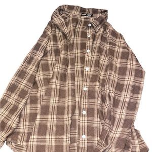 shein long sleeve flannel
